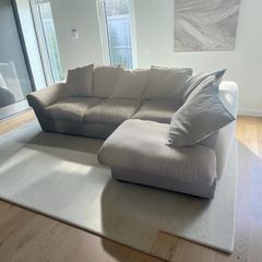 Grey corner sofa set l shaped