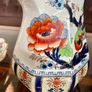 Genuine Antique English Stoneware Chinoiserie Jug and Cake Plate Image 5