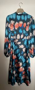 Boohoo Marble print satin dress size 8 New