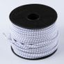 Elastic bungee rope 8mm / 50m - Reel  White/blue Image 4