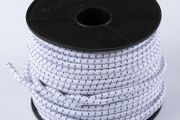 Elastic bungee rope 8mm / 50m - Reel  White/blue