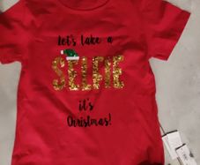 BNWT Christmas tshirt Age 10-11