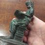 Bronze Girl Reading Image 8