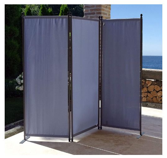 Office Partition Room Divider Wall 71" x 72" Privacy Office Divider Brown