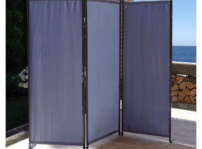 Office Partition Room Divider Wall 71" x 72" Privacy Office Divider Brown