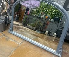 large grey mirror
