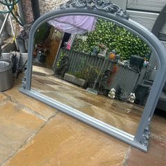 large grey mirror