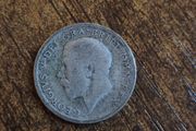 King George V .925 Silver lucky Sixpence / 6d Coin
