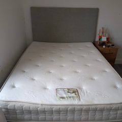 king size bed mattress headboard and locker