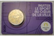 France 2 Euro Base Metals Brilliant Uncirculated Coin 2021 - Olympic Games Paris 2024 - 2 Euro Commemorative Coin