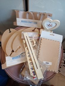 art and craft wooden blanks for decoration