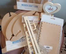art and craft wooden blanks for decoration