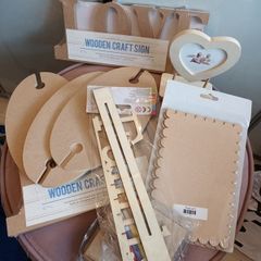 art and craft wooden blanks for decoration