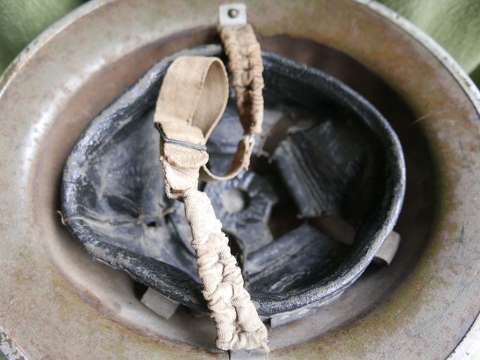 Original 1938 Dated British Army MKII Steel Helmet by 'J.S.S.'