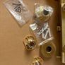 Brass gold rain shower Image 6