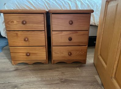 Bedside Lockers x2