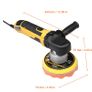 BRAND NEW 6-inch Car Polisher Handheld Polishing Machine Electric Powered Waxer Machine 6 Speeds for Furniture Automobile Ceramic Image 2