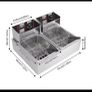 Deep Fryer 12L Electric Fryer 5000W Twin Basket Image 2