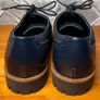 Clarks Navy Leather Brogues Ladies Oxford Style Shoes UK5.5 EU38.5 Image 9