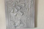 Gorgeous vintage ceramic wall plaque