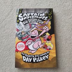 captain underpants 12 th novel Saga of sir stinks a lot