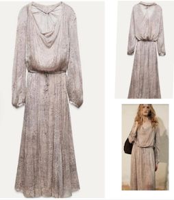 Zara maxi boho folk dress festival vintage style ethereal dreamy fab