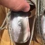 Prada Silver Metallic Platform Oxford shoes Image 4
