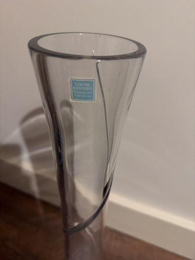Large Louise Kennedy for Tipperary Crystal 'Spindle Tree' Vase (24 Inch)