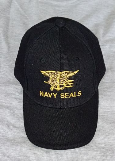 Black US Navy Seals Baseball Cap Adult size