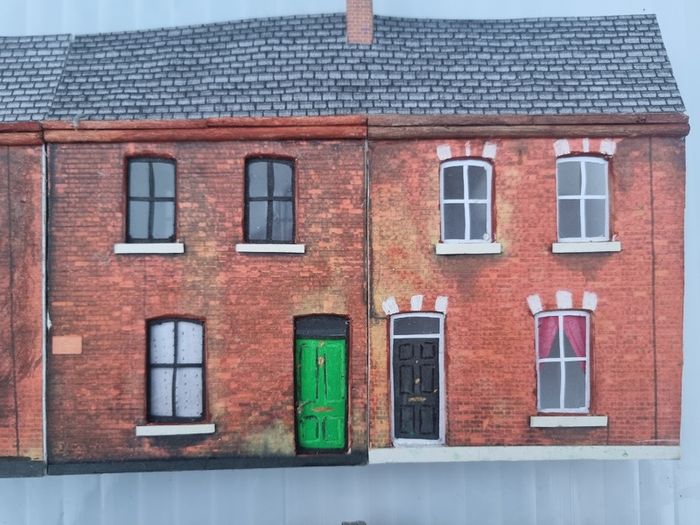 Irish redbrick terrace