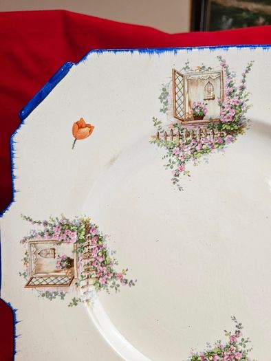 Antique plate Coronet Ware Parrott Company Burslem
