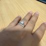 Bridal Engagement set Natural Diamond Ring Image 10