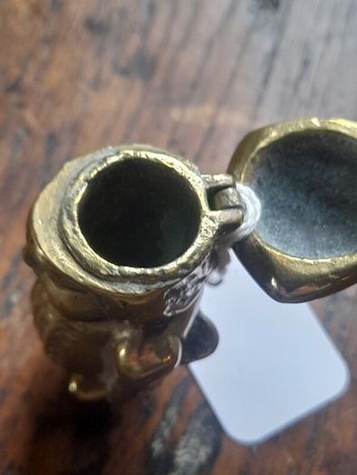 Victorian Brass Vesta Case