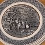 Vintage Rustic Victoria Porcelain Fenton Plates Image 3
