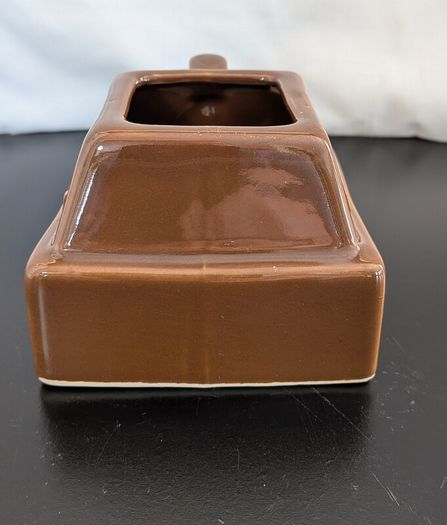 Cadbury Ceramic Advertising Pot Brown Glazed Vintage