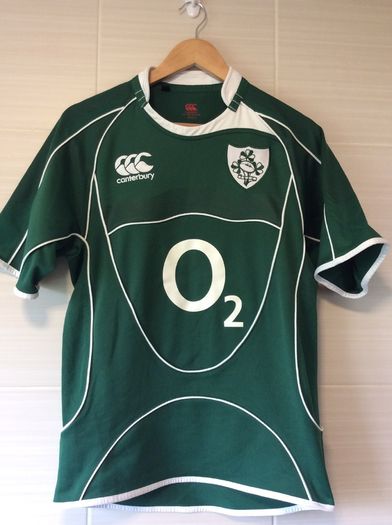Ireland Rugby Jersey. Grand Slam Winning Jersey 2009. Official Canterbury Mens Home Jersey. Authentic Original From 2009. Not A Modern Day Remake.