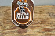 Marston's Mercian Mild ceramic beer pump clip.