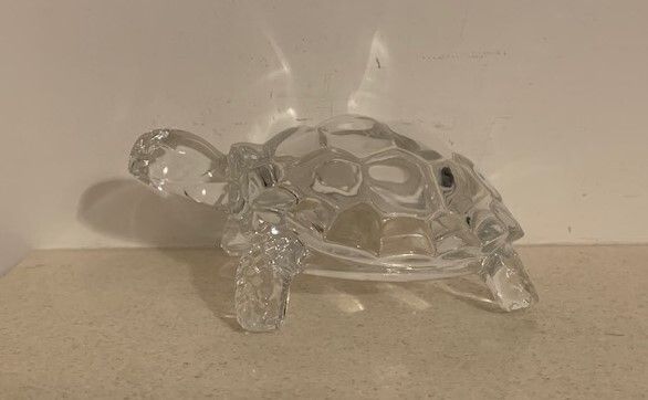 Vintage Crystal Tortoise 1970s