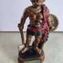 Vintage  Plastic Viking Statue Barbarian Figurine Sculpture Image 6