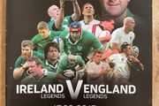 2017 Ireland Legends v England Legends Programme - Connacht Munster Leinster Ulster
