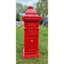 Cast Iron Pillar Post box Red CH R 1702B R Image 3