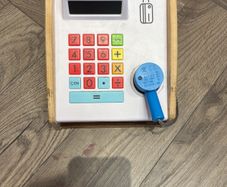 wooden cash register
