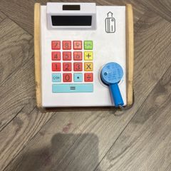 wooden cash register