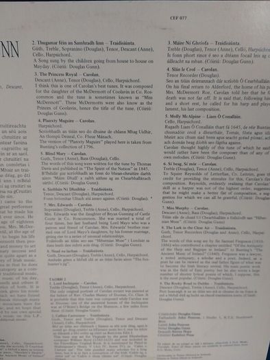 Autographed Irish trad and classical vinyl