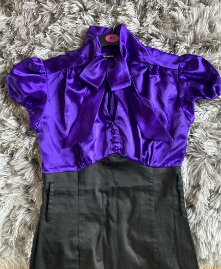 Purple/black dress