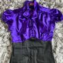 Purple/black dress Image 4