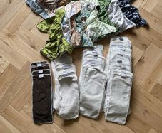 Reusable cloth nappy bundle