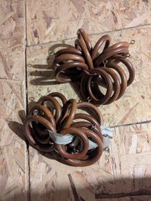 Wooden curtain rings