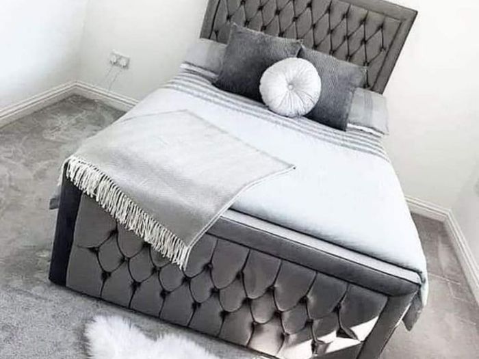 Brand  New Double 4ft6 Monaco' Bed frames with Mattress Included