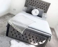 Brand  New Double 4ft6 Monaco' Bed frames with Mattress Included